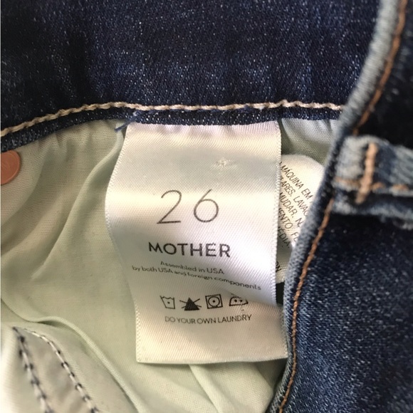 MOTHER The Swooner Rascal Don't Mind Me Ankle Jean Size 26 - Picture 9 of 10
